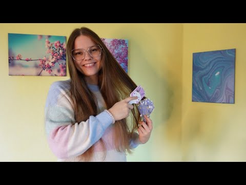 ASMR Hair Brushing | Long Hair Play | No Talking