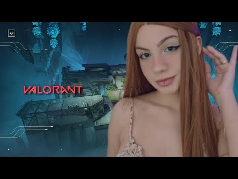 ASMR GAMEPLAY - Jogando valorant (sons de teclado, mouse e sussurros)