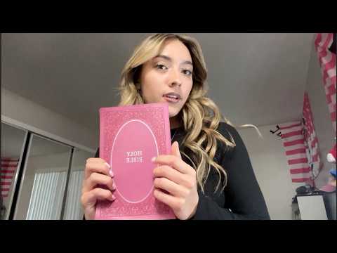 reading highlighted bible verses in my bible ~ soft spoken, lofi ASMR 💖✝️