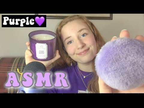 ASMR Purple triggers! 💜 (rainbow series)