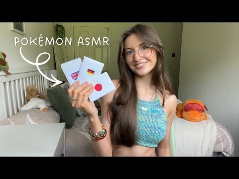 ASMR Opening custom Pokémon packs from my subscriber!