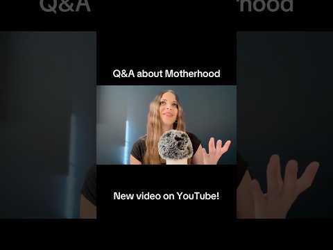 A little clip from my First-Time Mom Q&A ASMR whisper ramble 💙 #momtruths