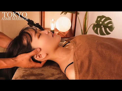 ASMR 頭痛肩こりをリラックスさせるスローなマッサージ