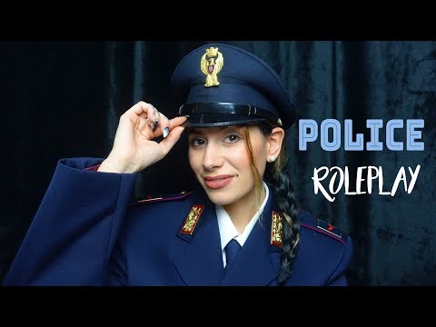 ASMR POLICE ROLEPLAY / UNINTELLIGIBLE SOFT SPOKEN WHISPER