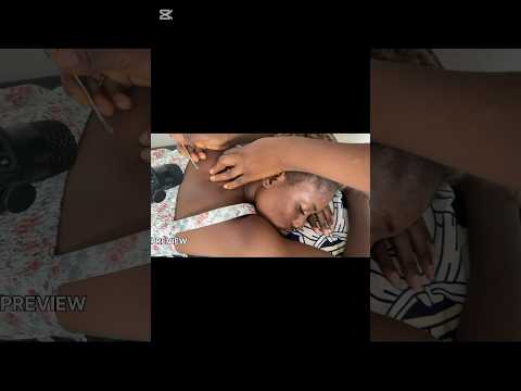 Asmr back scratching and nitpicking for those who need instant sleep