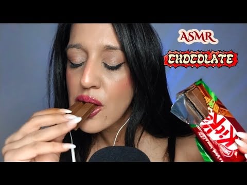 ASMR comiendo CHOCOLATE 🍫🤭🤪 
