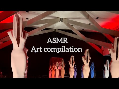 ASMR 🌙 Art compilation - Unintentional ASMR (no talking)