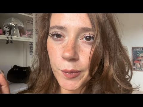 ASMR doing your hair and makeup (Lofi & soft spoken)