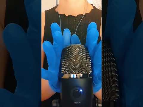 Blue #Latex #Gloves #ASMR