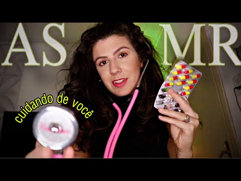 ASMR | AMIGA FAZ CHECKUP MÉDICO EM VOCÊ