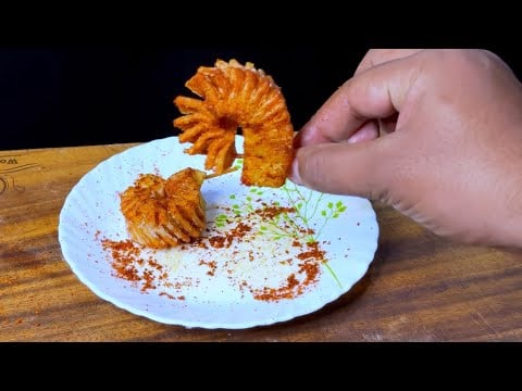 Crispy potato fry || quick recipes || easy snacks || viral Recipe || ASMRCooking 