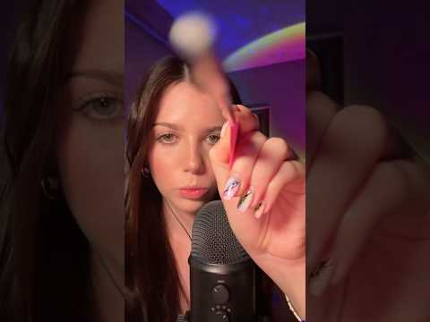 Fixing your parting 💕 #asmr #relax #visualtingle #asmrtriggers #tingles #sleep #tingly #relaxing