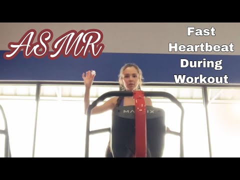 ASMR | HEARTBEAT DURING WORKOUT 🏋️‍♀️| FAST HEARTBEAT | GIRLFRIEND