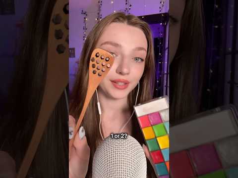1 or 2? #asmr #asmrsounds #asmrrelax #asmrtingles #asmrwhispers #asmrsleep #relax #tingles #whispers