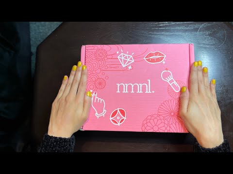 ASMR Unboxing Subscription Box|(nomakenolife Beauty Box) Tapping, Scratching and Crinkle (Whisper)