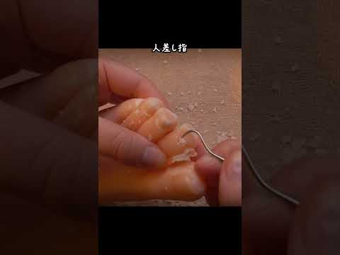 足の爪入れ替える人の動画💅ASMR Remove and Replace Crispy Toenails