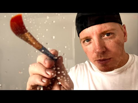 ASMR | Cleaning and Drawing on Your Face