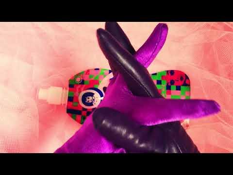 LEATHER 💜 SATIN  and  LATEX  GLOVES 👄 [[ASMR]]