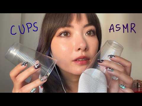 ASMR ☆ マイクにコップを被せる音 | プラスチックスクラッチング ２