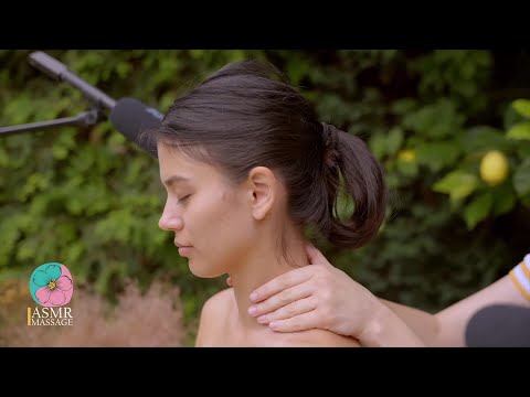 ASMR Outdoor Massage with Gentle Rubbing