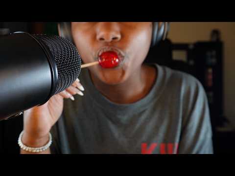 ASMR Lollipop Eating Sounds