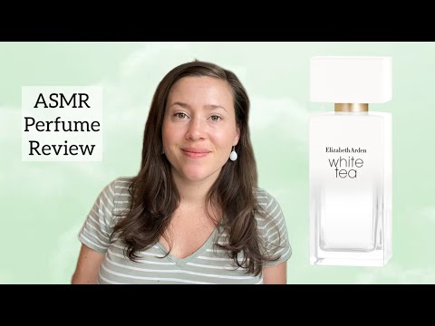 ASMR Perfume Review - Elizabeth Arden White Tea - Glass Tapping & Soft Spoken