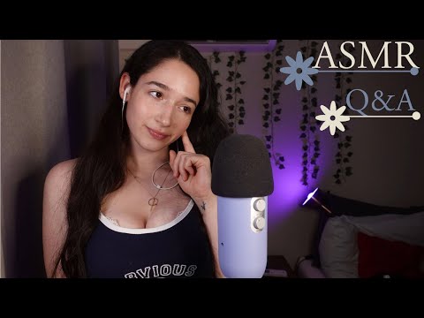 ASMR Q&A | Susurros cerquita del micro 🙈