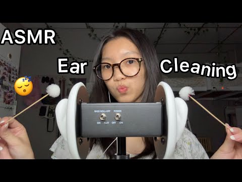 ASMR|Ear Cleaning For the First Time👂🏻(3dio)