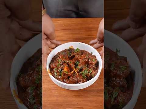 🔥 ASMR Rajasthani Laal Maas 🍖 | Spicy Mutton Curry Sounds 🤤#shorts #asmr #short