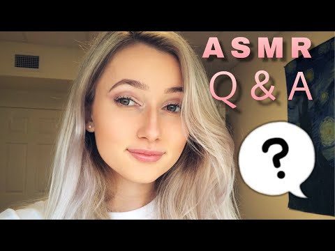 ASMR 25K TINGLY Q&A! (UP-CLOSE WHISPERS, SOFT SPEAKING)