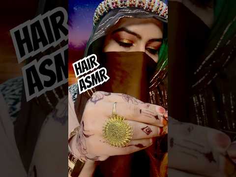 Hair braiding by Anciant Arab lady ASMR #fypシ゚viral #haircare
