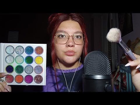 DOING your MAKEUP FAST & AGGRESSIVE 💄 ASMR for SLEEP (Personal Attention) 😴💜 | ASMR ITA