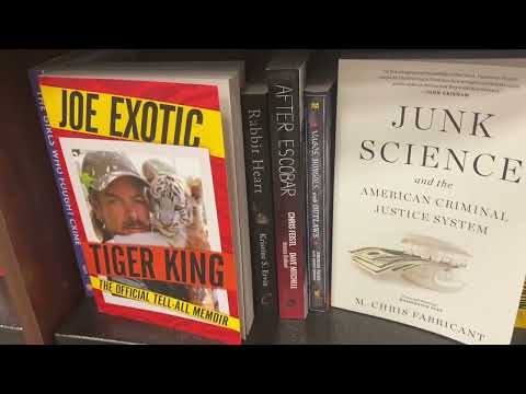 ASMR Barnes and Noble Classics and True Crime Walk Through