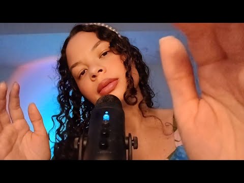 ASMR 🌼 para relaxar profundamente e dormir (sussurros, hand movements e toques na tela)