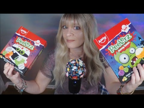 ASMR Tasting  Peelerz Gummy Halloween Candy | Zombie & Mummy