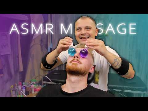 ASMR COLD FACE ROLLERS | Best ASMR Sleep Massage Therapy