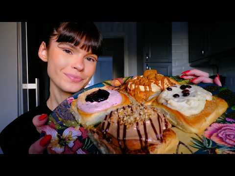 ASMR Testar Sticky Buns 🤤