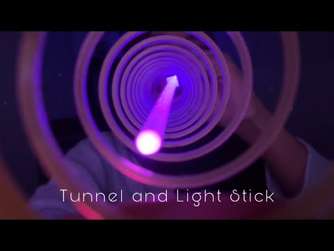 ASMR Tunnel and Light Stick 🐈✨