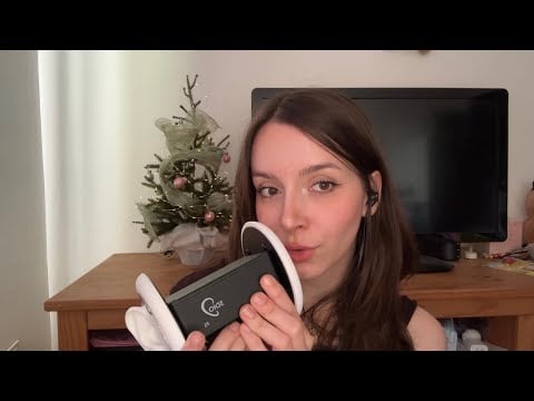 ASMR 3Dio Mouth Sounds and Ear Cupping ‧₊˚ ☾⋅