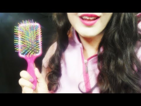 ASMR Babysitter Roleplay (Hair Brushing, Tapping Sounds & Whisper)