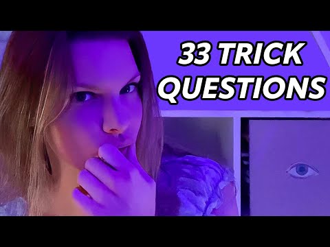 ASMR Riddles With Answers (33 Trick Questions) - 2024