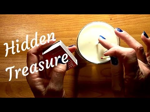 ASMR: Bling Candle With Surprise Treasure - No talking (inaudible whisper)