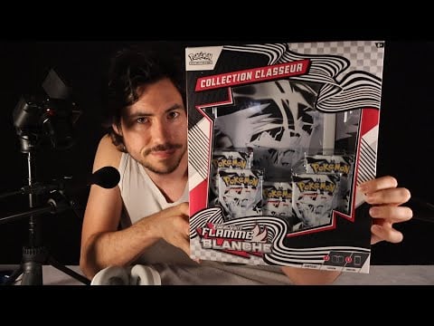 ASMR POKEMON - Coffret classeur Flamme blanche