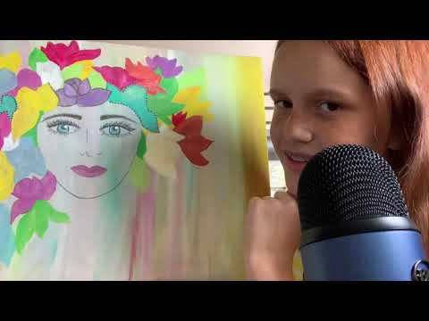 My sis paintings! -ASMR-