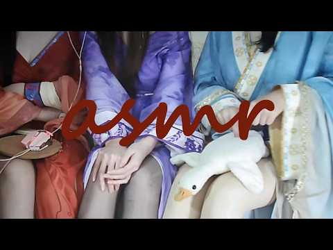 ASMR Maid Roleplay 👂 Ancient Cosplay + Close Ear Massage & Mouth Sounds