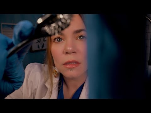 ASMR Hands On Cranial Nerve Exam - Whispered 🤫| Medical Roleplay