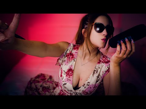 Asmr VISUAL, MOUTH SOUNDS, INAUDIBLE Y BRUSHING para DORMIR PROFUNDO - en español | Asmr with Sasha
