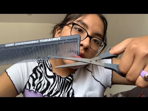 FAST AGGRESSIVE N TINGLY HAIRCUT (5 MIN)