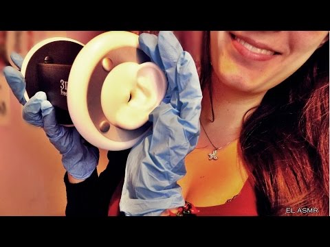 ★ASMR italiano★ Visita alle orecchie!♥| Binaural Ear Check Up Doctor Roleplay *3Dio*