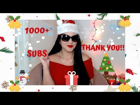 ASMR 1000+ SUBS Thank You Video!!